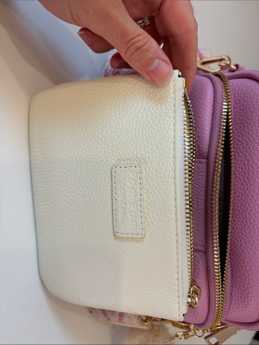 Pom Pom London crossbody with interchangeable straps - Picture 6 of 13